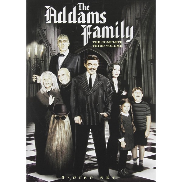 A Família Addams - 3ª Temporada - 1965 - 03 Discos