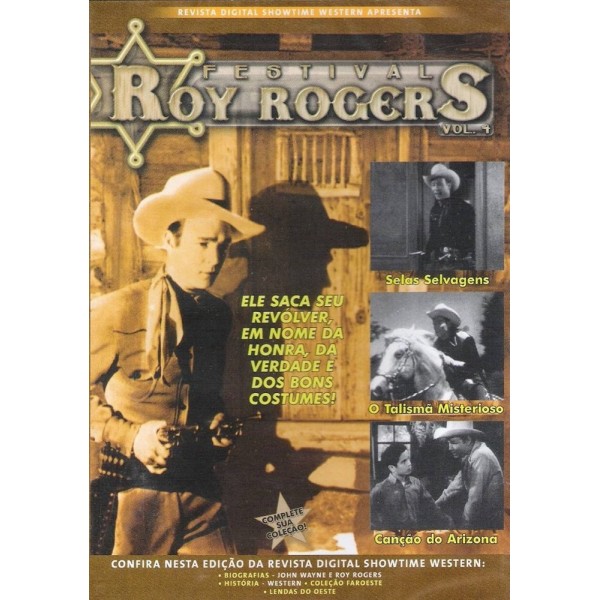 Festival Roy Rogers Vol. 04 - Selas Selvagens - 1943 | O Talismã Misterioso - 1944 | Canção do Arizona - 1946