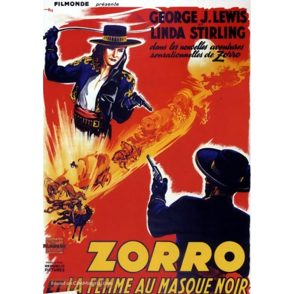 Alguns filmes e séries do Zorro produzidos fora dos Estados Unidos